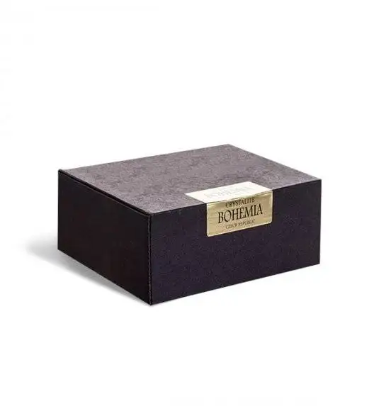 BOHEMIA QUADRO Komplet 6 kieliszków do likieru / nalewek / szkło kryształowe / CR93A500