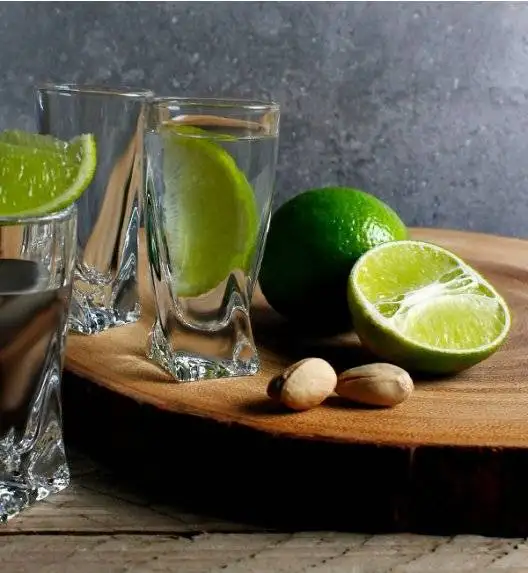 BOHEMIA QUADRO Komplet 6 kieliszków do wódki / szkło kryształowe / CR2A500