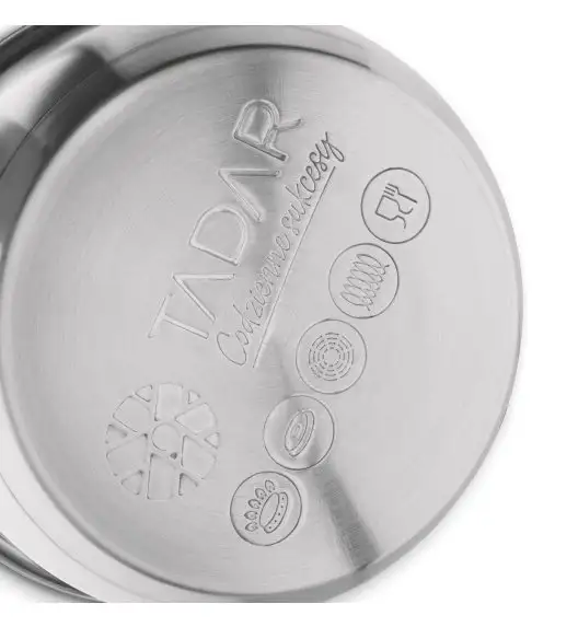 TADAR BOHEMA Rondel nierdzewny prosty 14 cm / stal nierdzewna