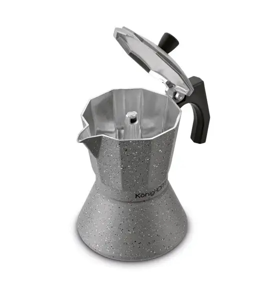 KÖNIGHOFFER GREY STONE MARBLE Kawiarka do espresso 300 ml / aluminium