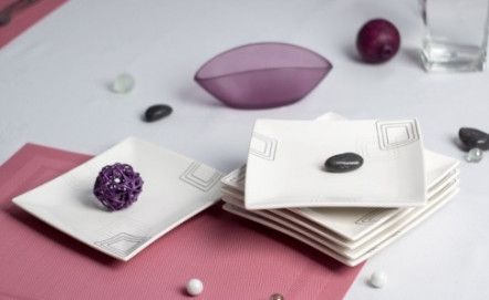 Kwadratowe talerze - elegancja, oryginalność i nieszablonowość