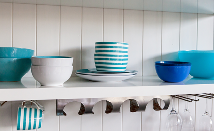 Trendy w kuchni na 2020 rok – niebieskie dodatki