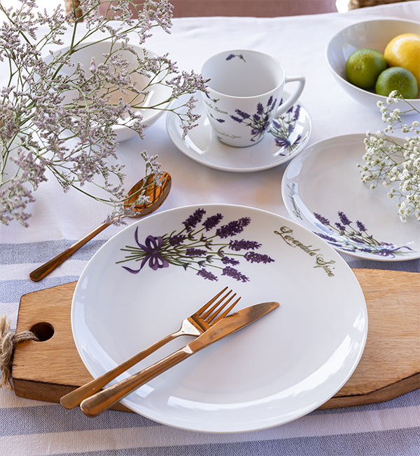Lubiana Lawenda zestaw obiadowy 6/18